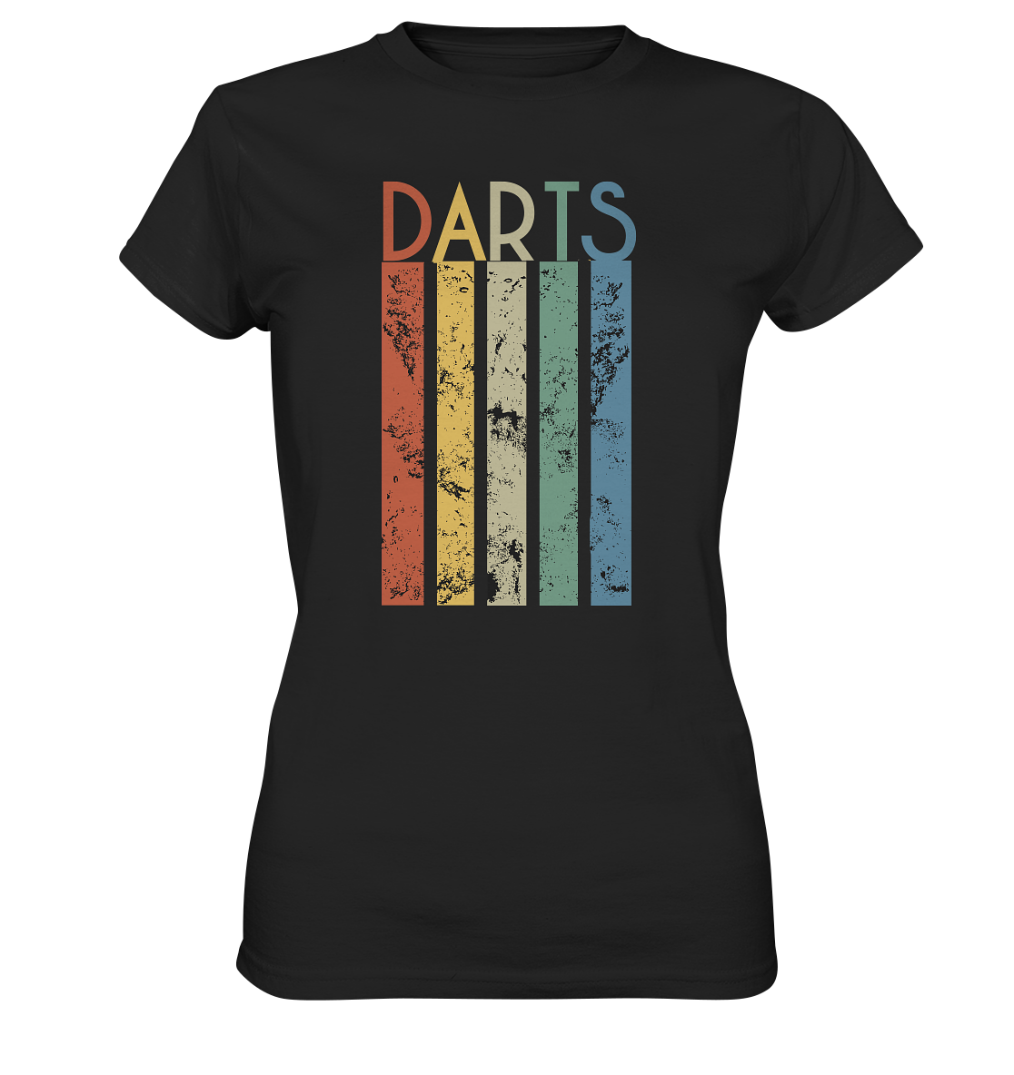 "Darts Stripes" - Ladies Premium Shirt