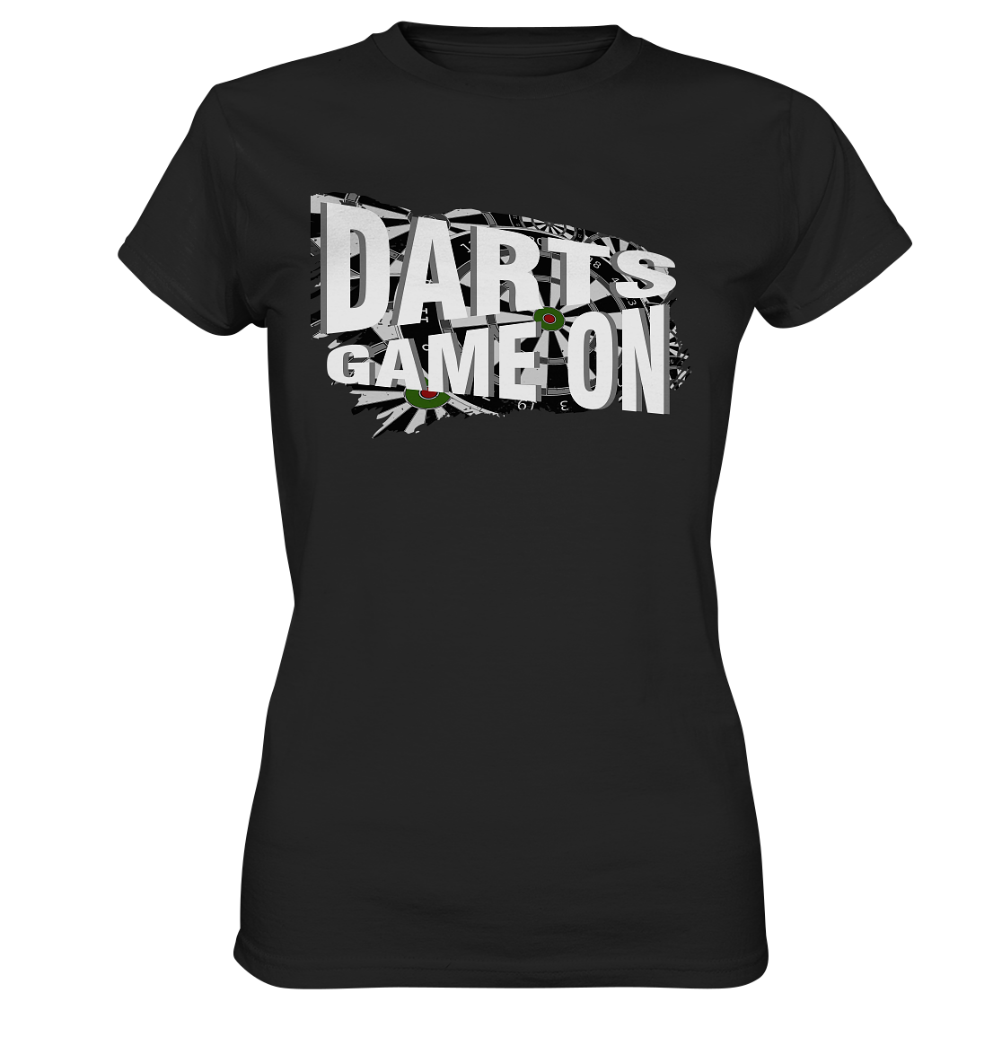"Darts Game on" - Ladies Premium Shirt