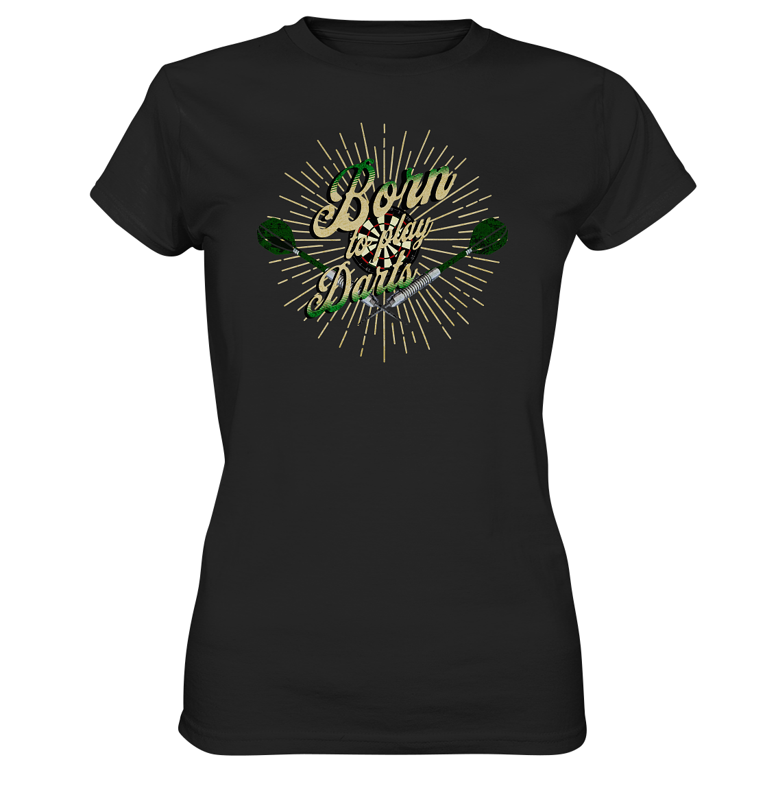 "Born to play Darts" - Ladies Premium Shirt