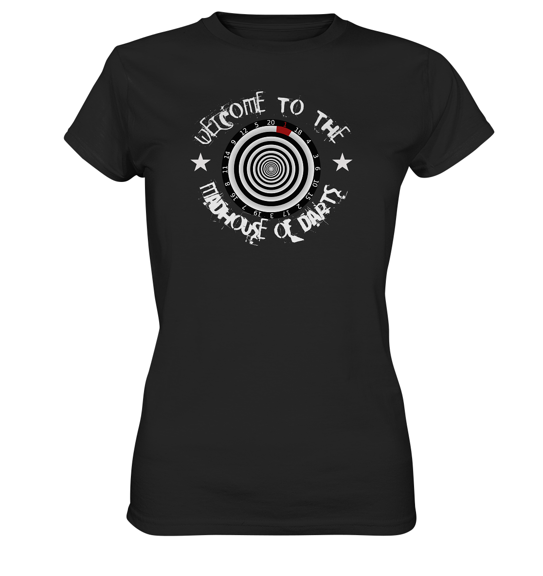 "Madhouse of Darts" - Ladies Premium Shirt