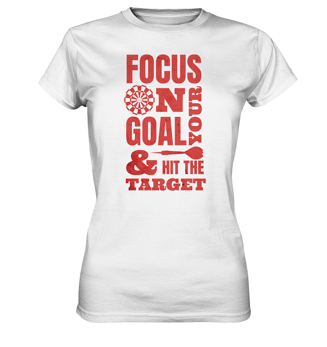 "Focus on your Goal" - Ladies Premium Shirt