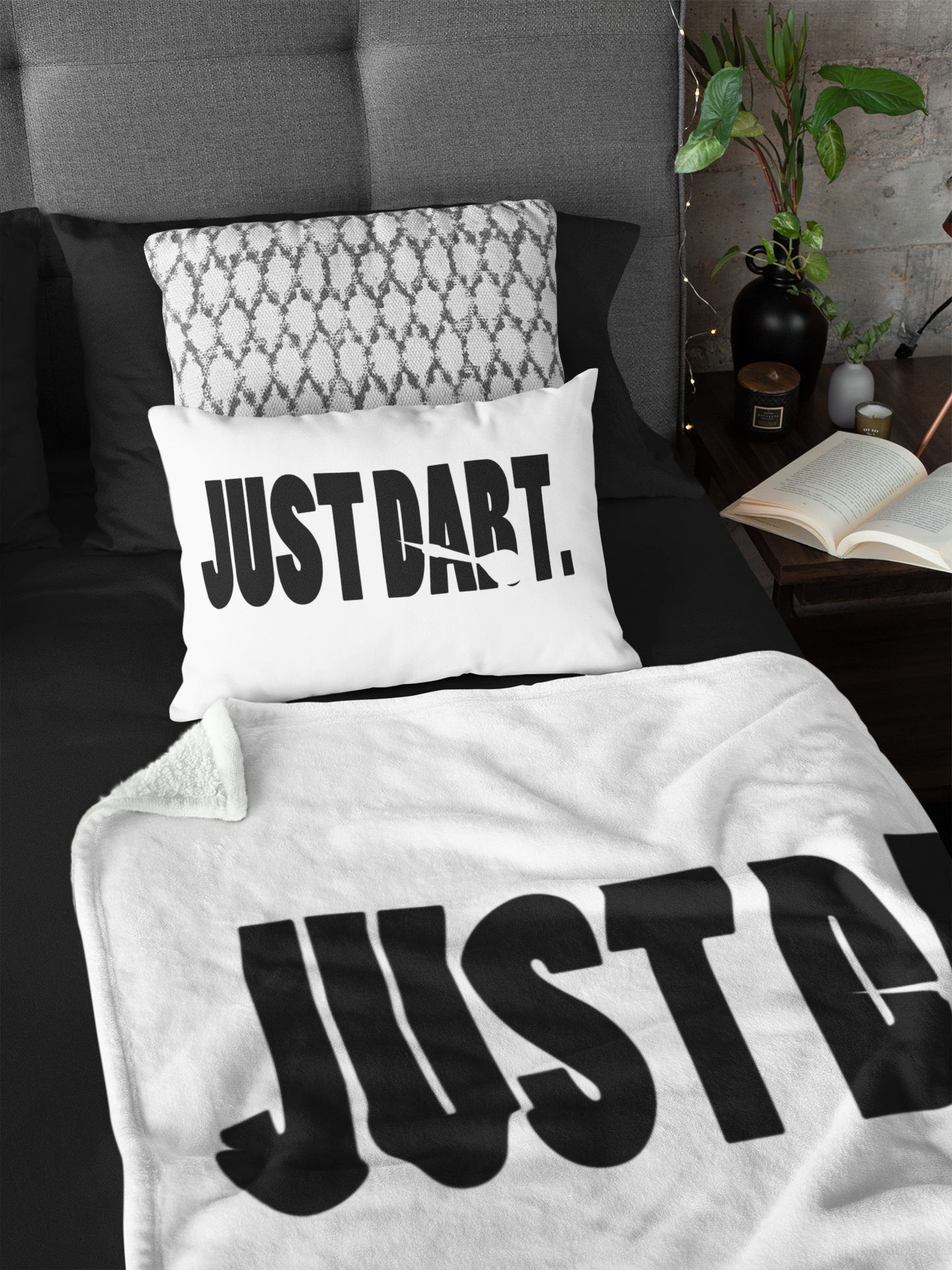 "Just dart" Kuscheldecke klein