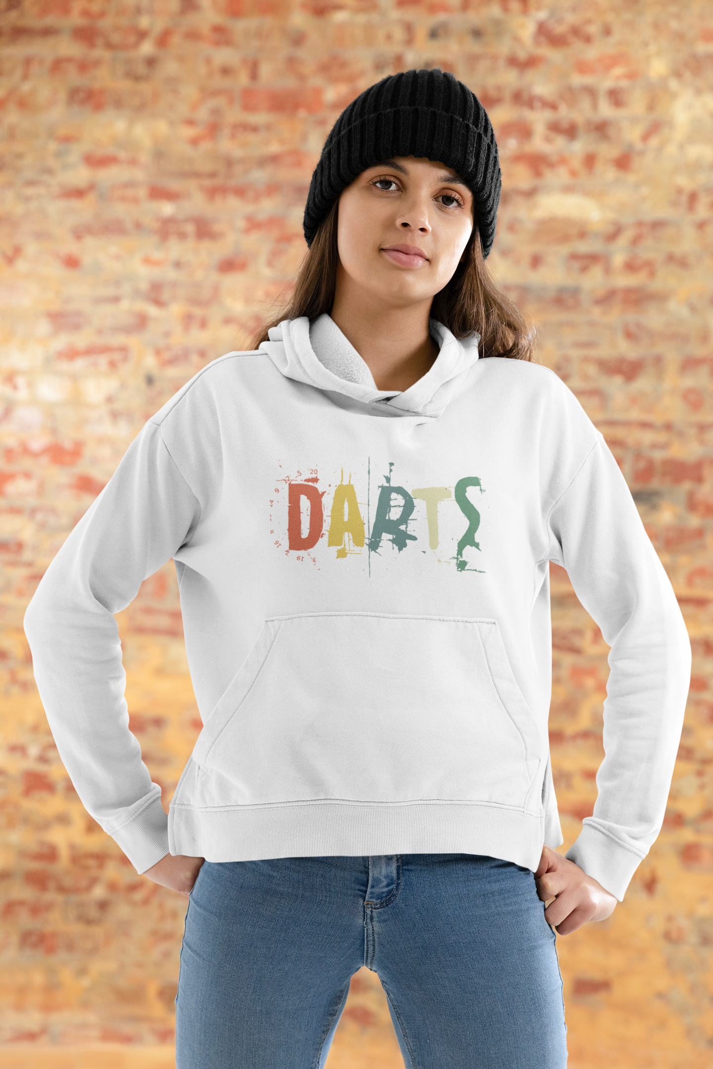 "Farbrausch Darts" Permium Unisex Hoodie