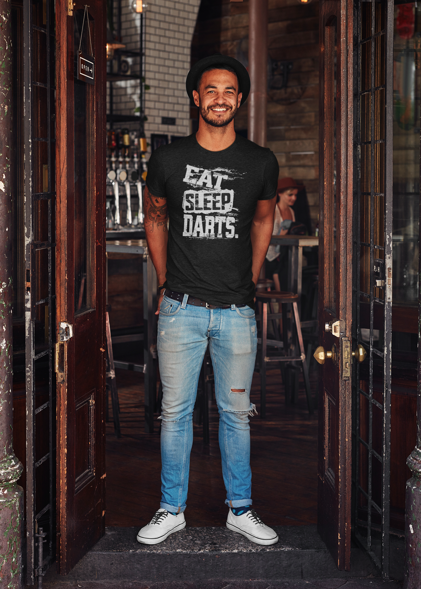 "Eat Sleep Darts." - Premium Shirt