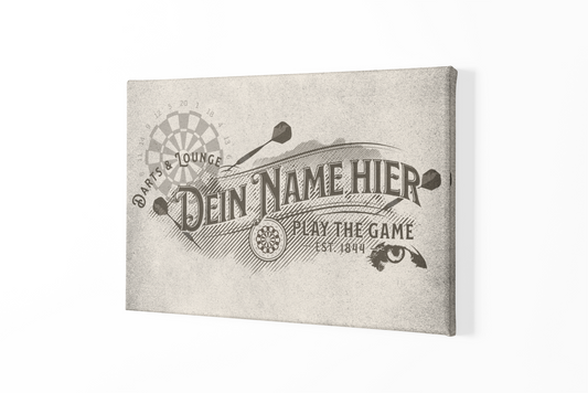 Vintage Canvas "Darts & Lounge" Beringer