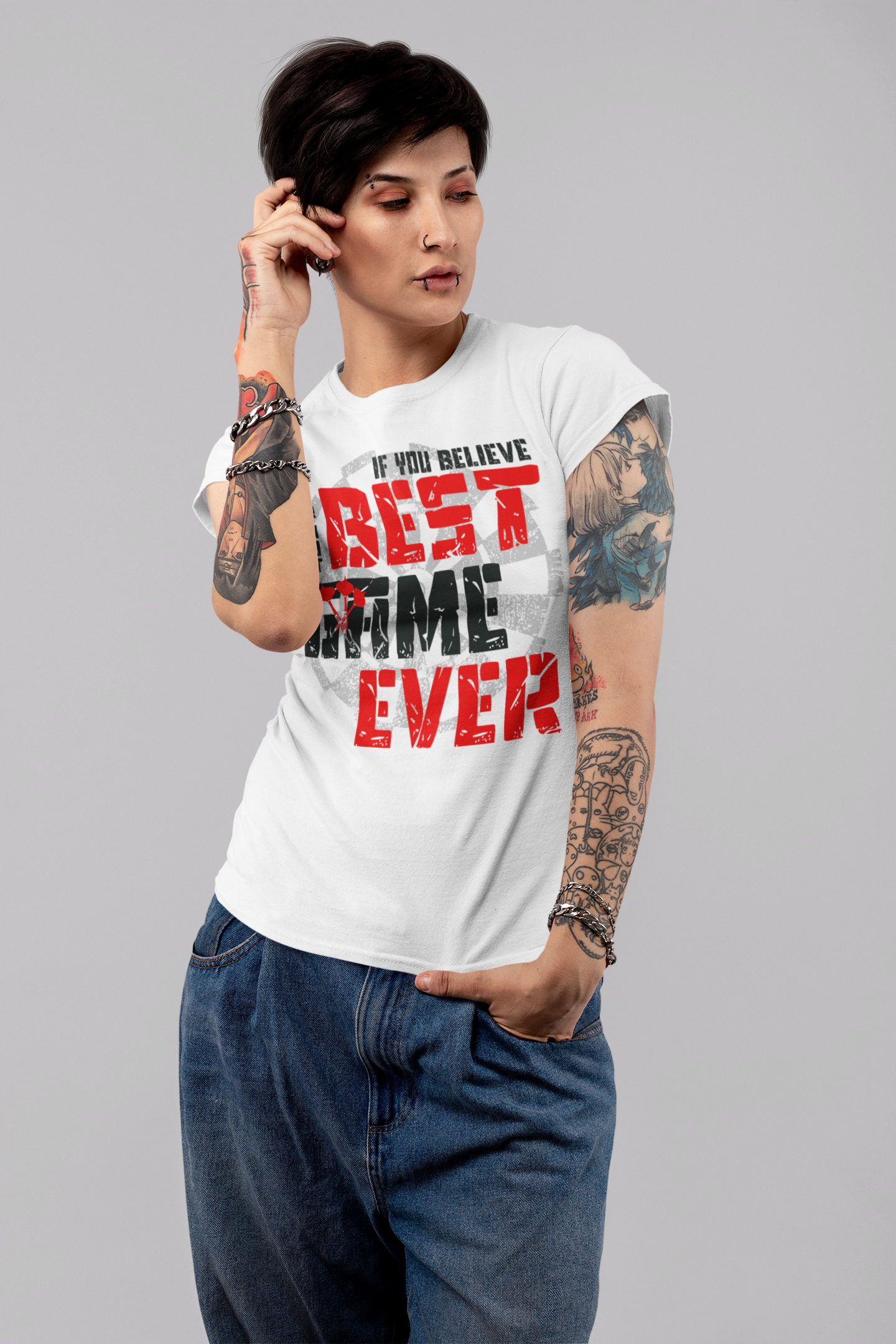 "Believe it or not white" - Premium Shirt