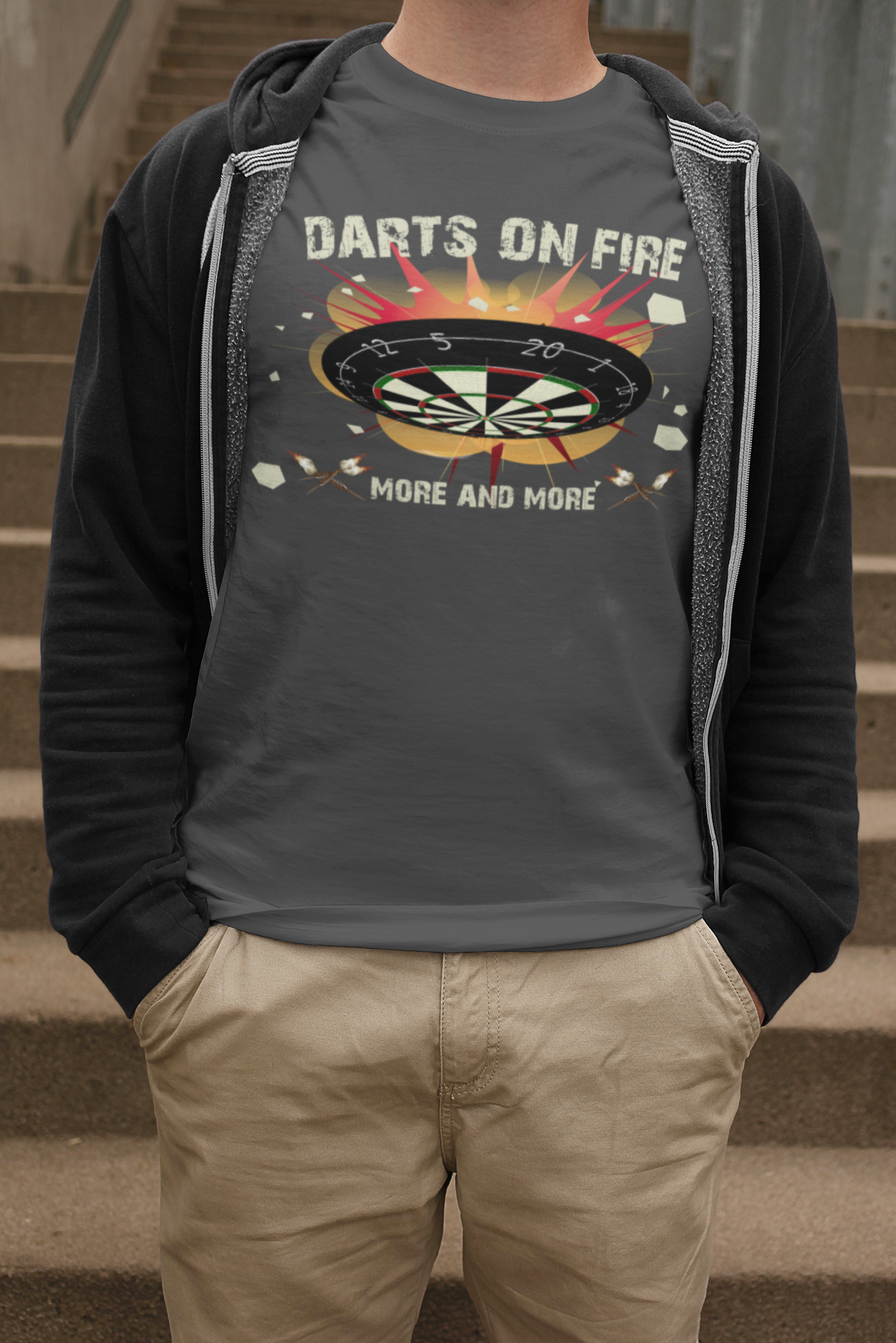 "Darts on fire" - Premium Shirt