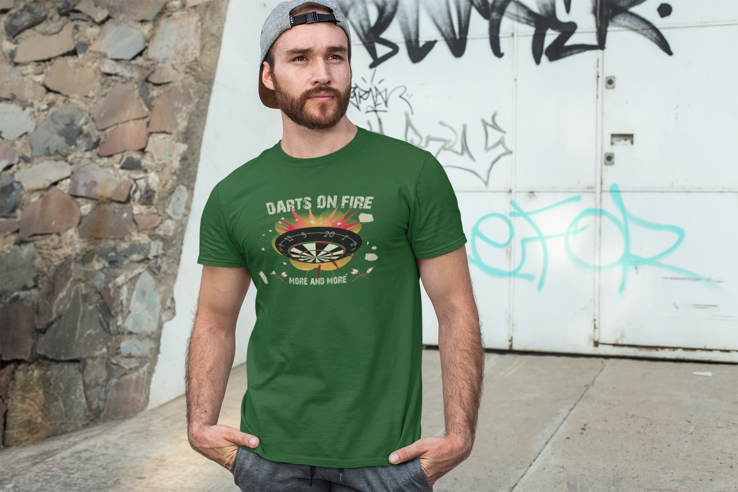 "Darts on fire" - Premium Shirt