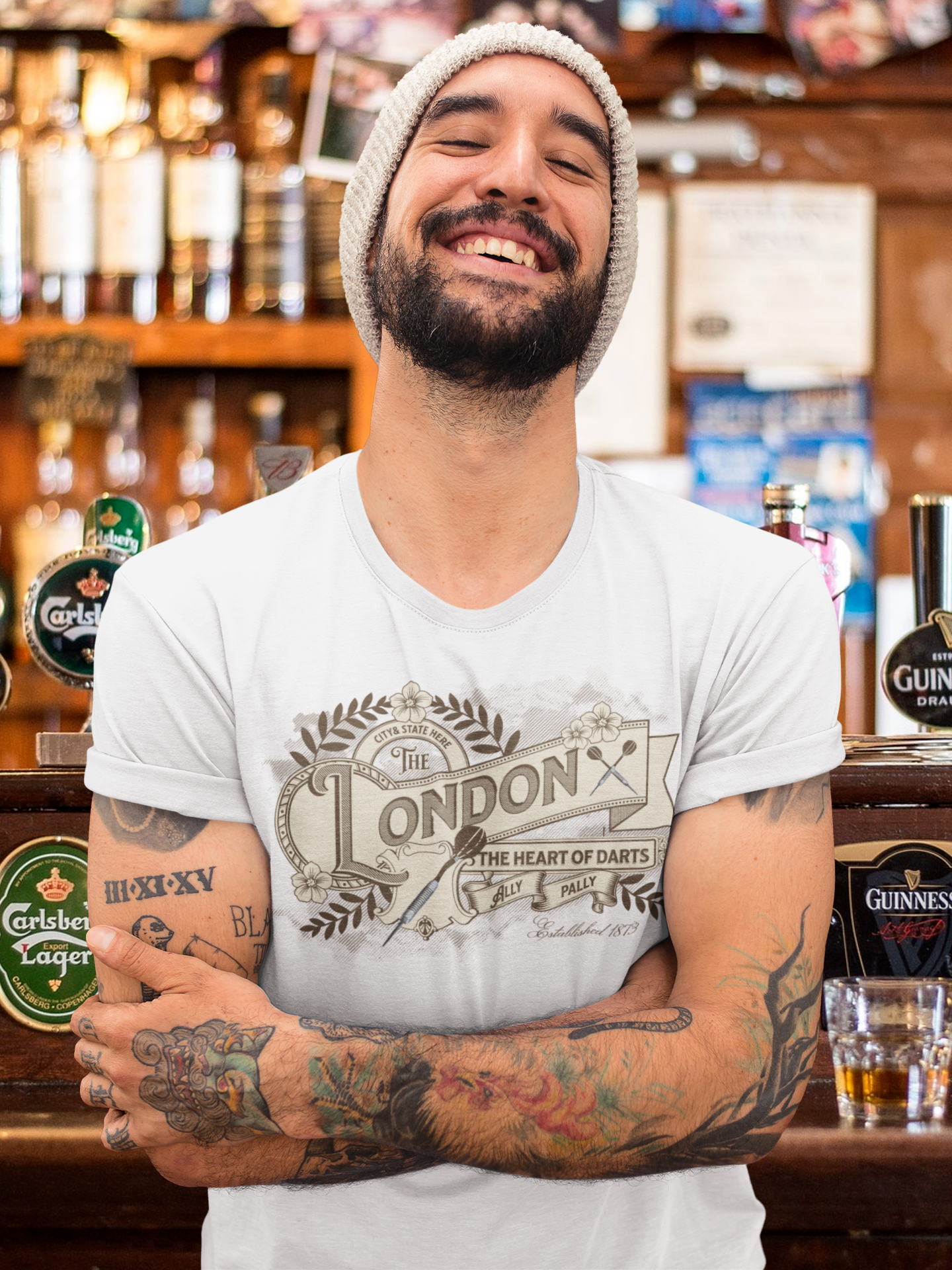 "London Heart of Darts" - Premium Shirt