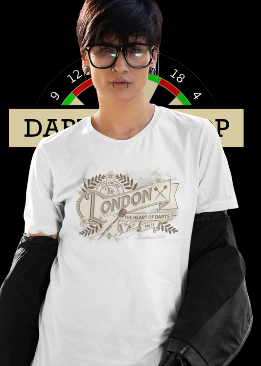 "London Heart of Darts" - Ladies Premium Shirt