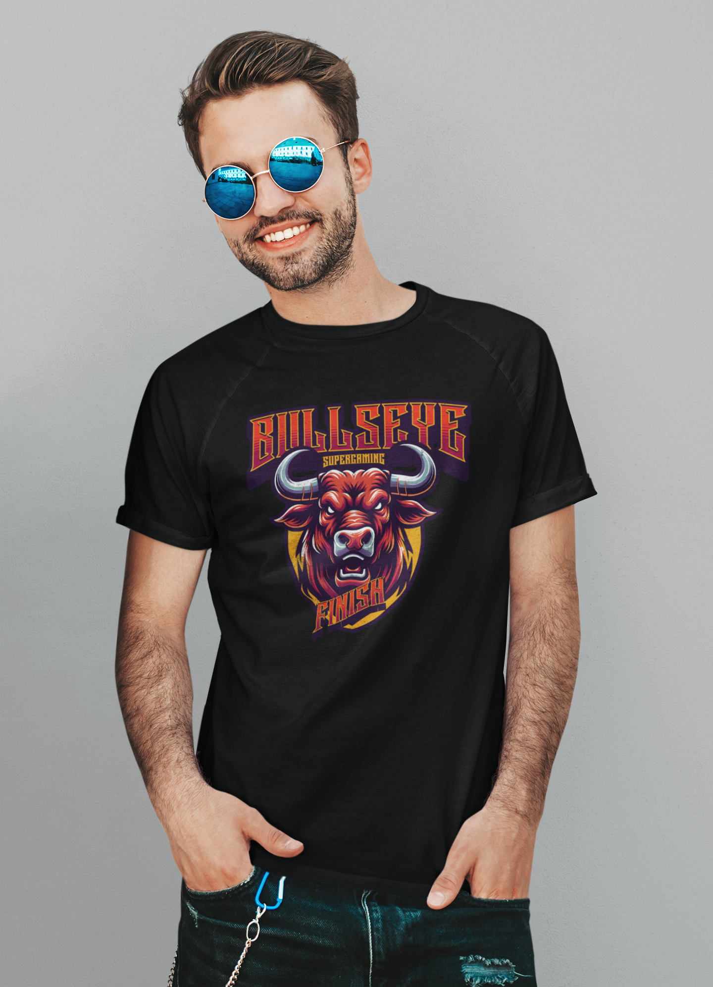 Bullseye finish supergaming - Organic Shirt