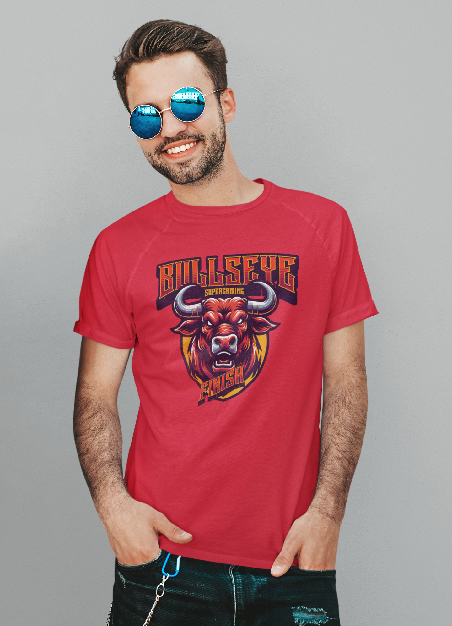 Bullseye finish supergaming - Organic Shirt