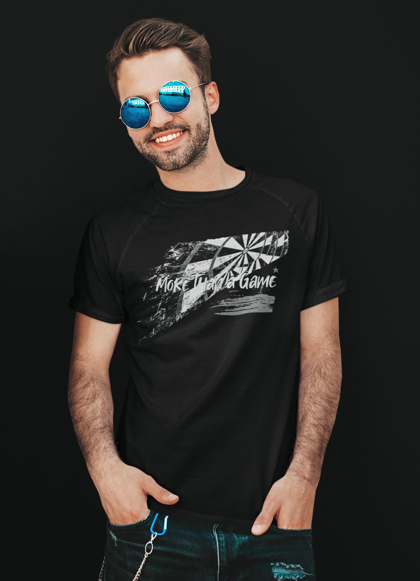 Dartboard Vintage more than a Game - Organic Shirt