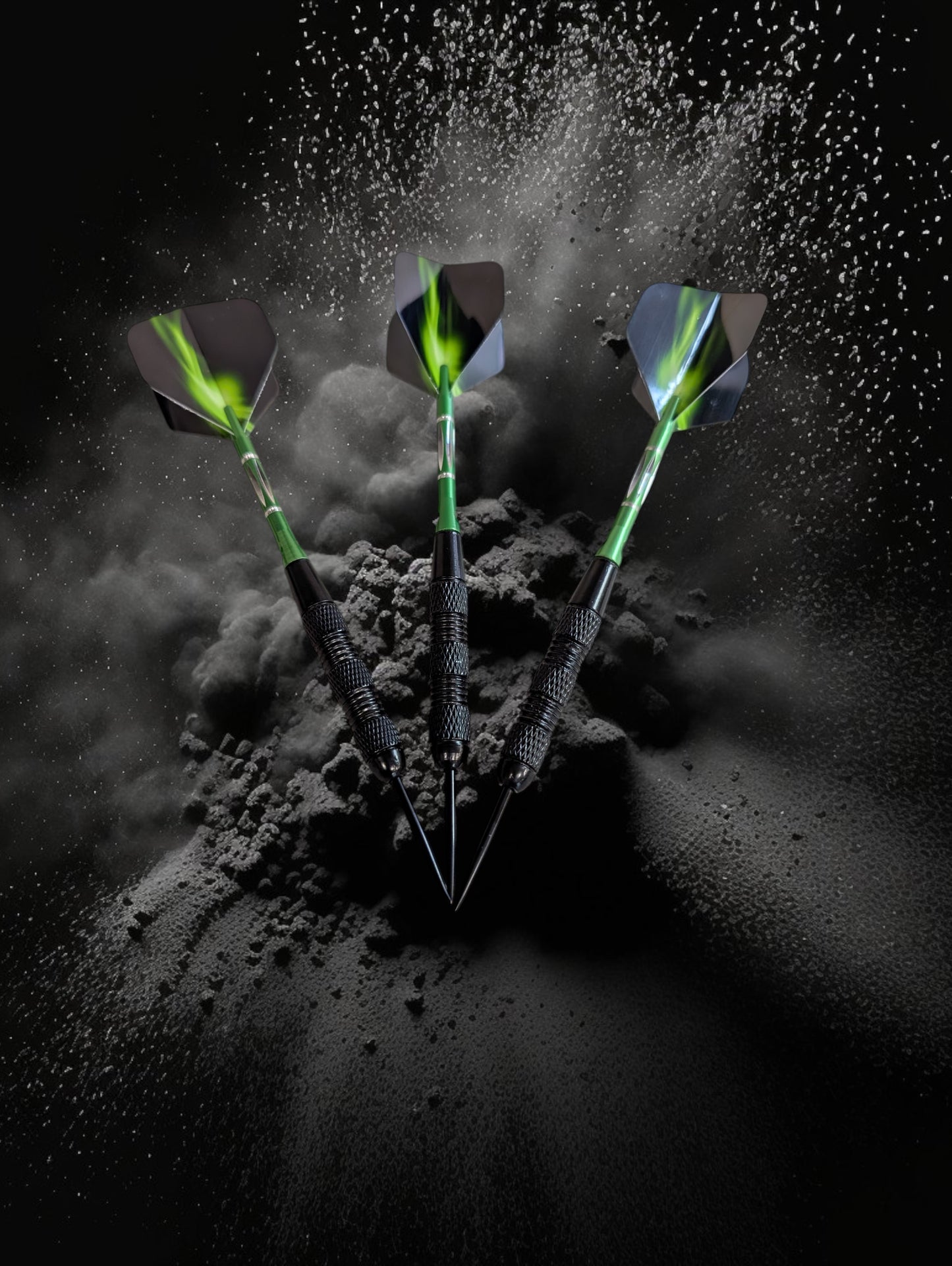 Darts Set "Green Power"