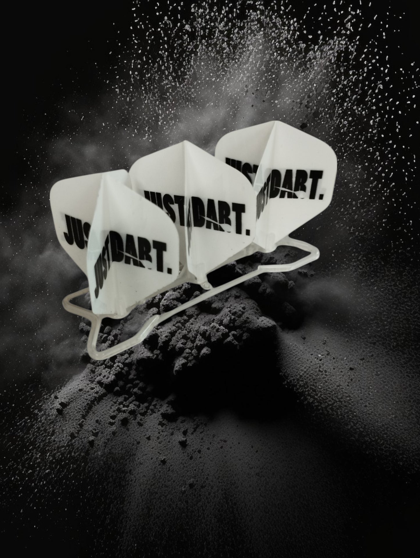 Dart Flights Set "Just Dart" weiß