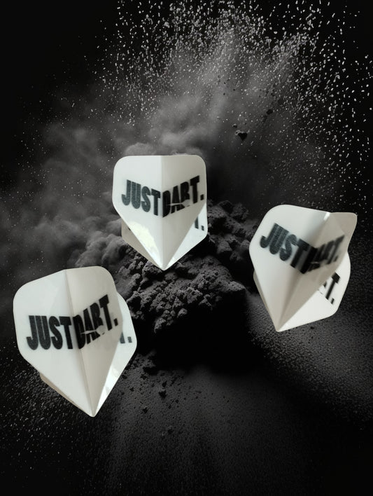 Dart Flights Set "Just Dart" weiß