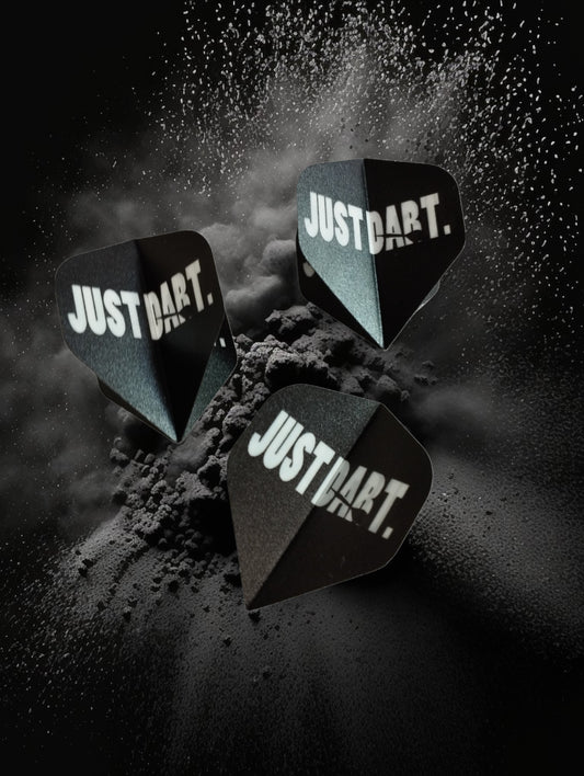Dart Flights Set "Just Dart" schwarz