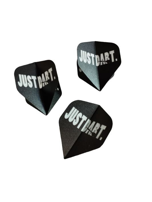 Dart Flights Set "Just Dart" schwarz