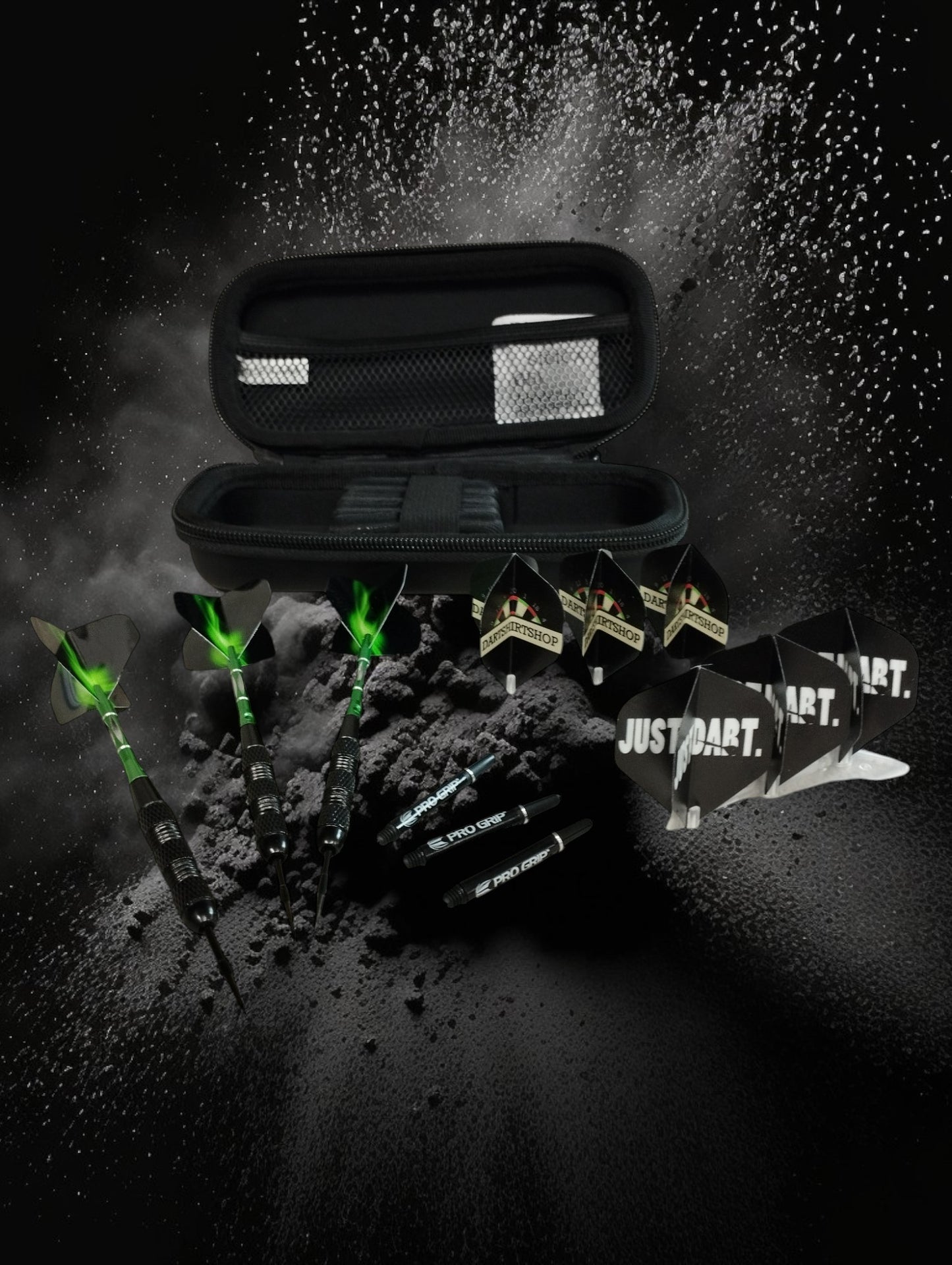 Darts Set "Green Power"