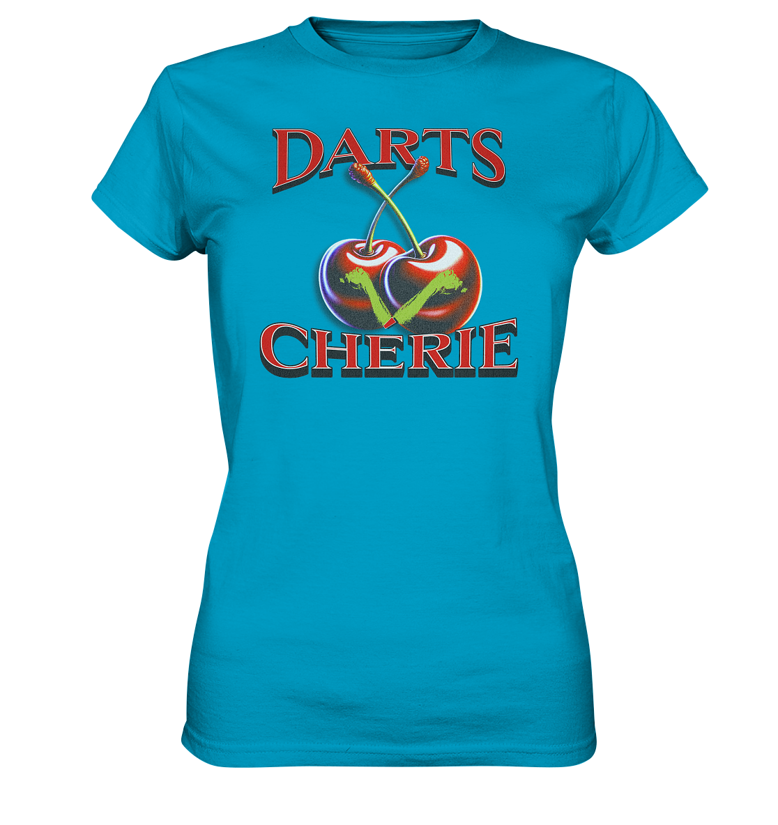 "Darts Cherie" - Ladies Premium Shirt