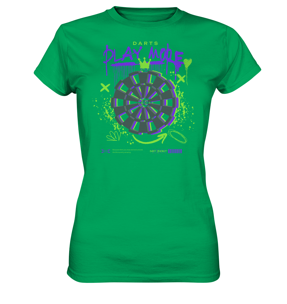 "Play Mode - Darts" - Ladies Premium Shirt