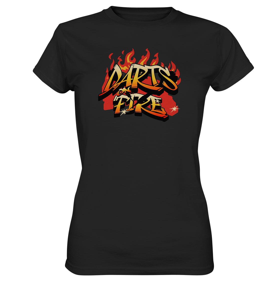 "Darts on FIRE" - Ladies Premium Shirt