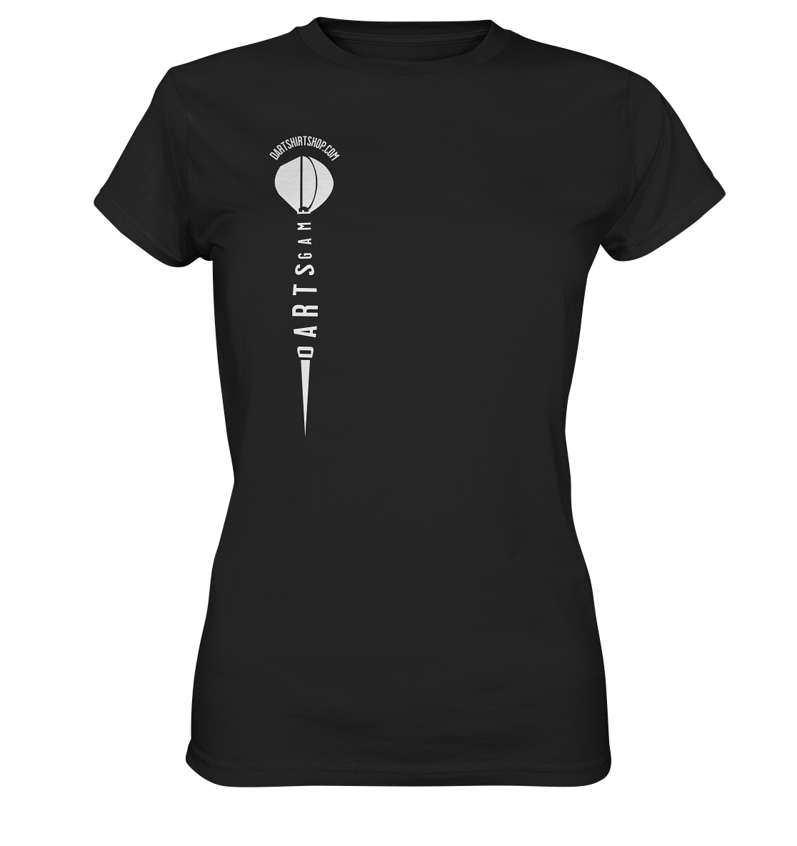 "Darts Game Pfeil" Black Edtion - Ladies Premium Shirt