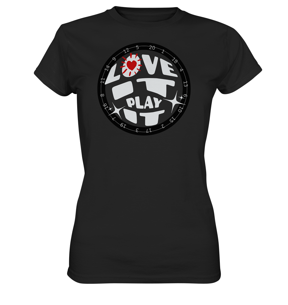 "Love it play it" - Ladies Premium Shirt