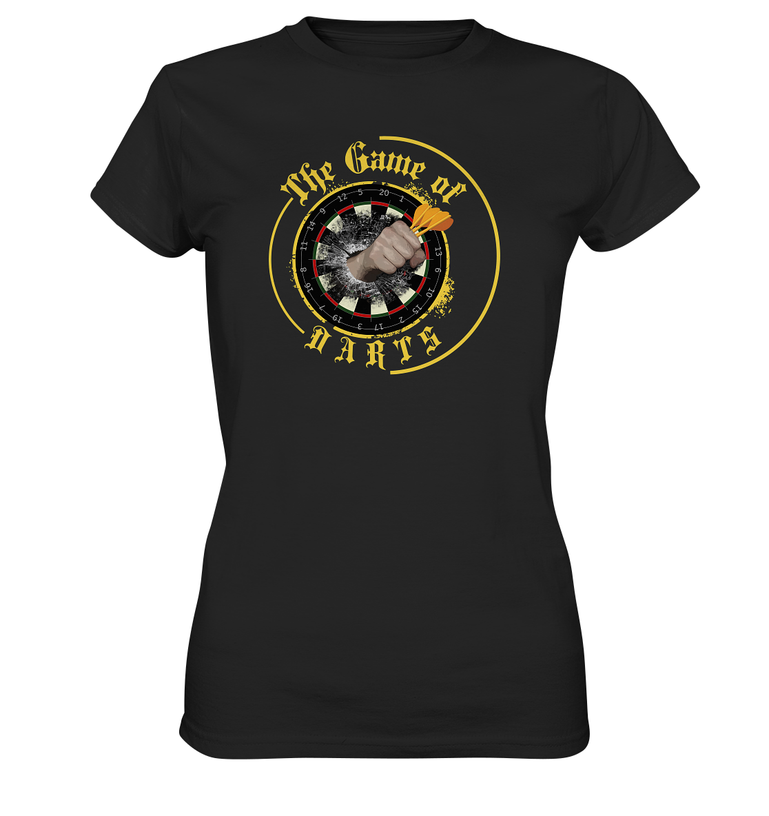 "The Game of Darts" - Ladies Premium Shirt