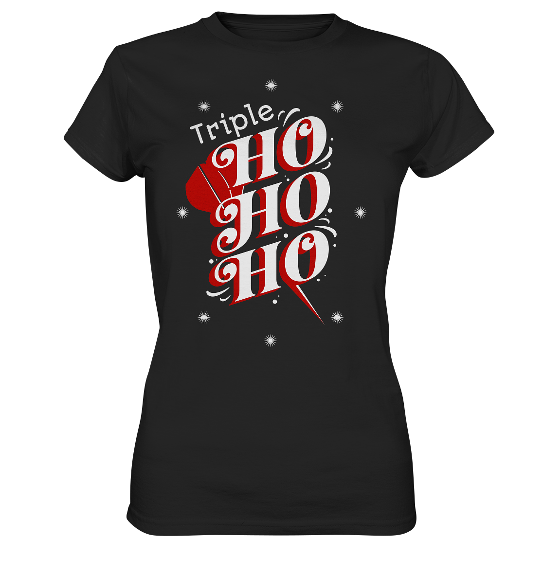 "Triple Hohoho" - Ladies Premium Shirt