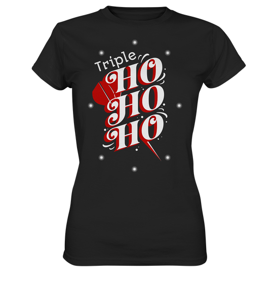 "Triple Hohoho" - Ladies Premium Shirt