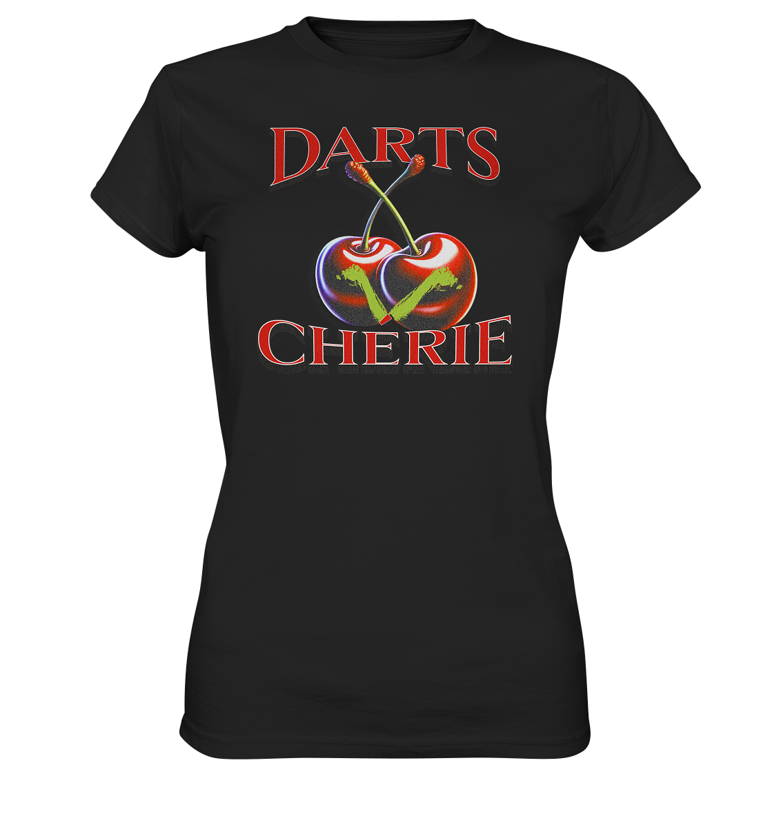 "Darts Cherie" - Ladies Premium Shirt