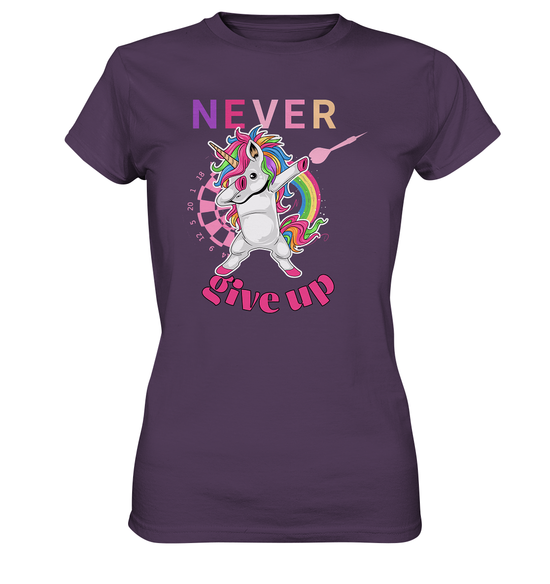 "Unicorn never give up" - Ladies Premium Shirt