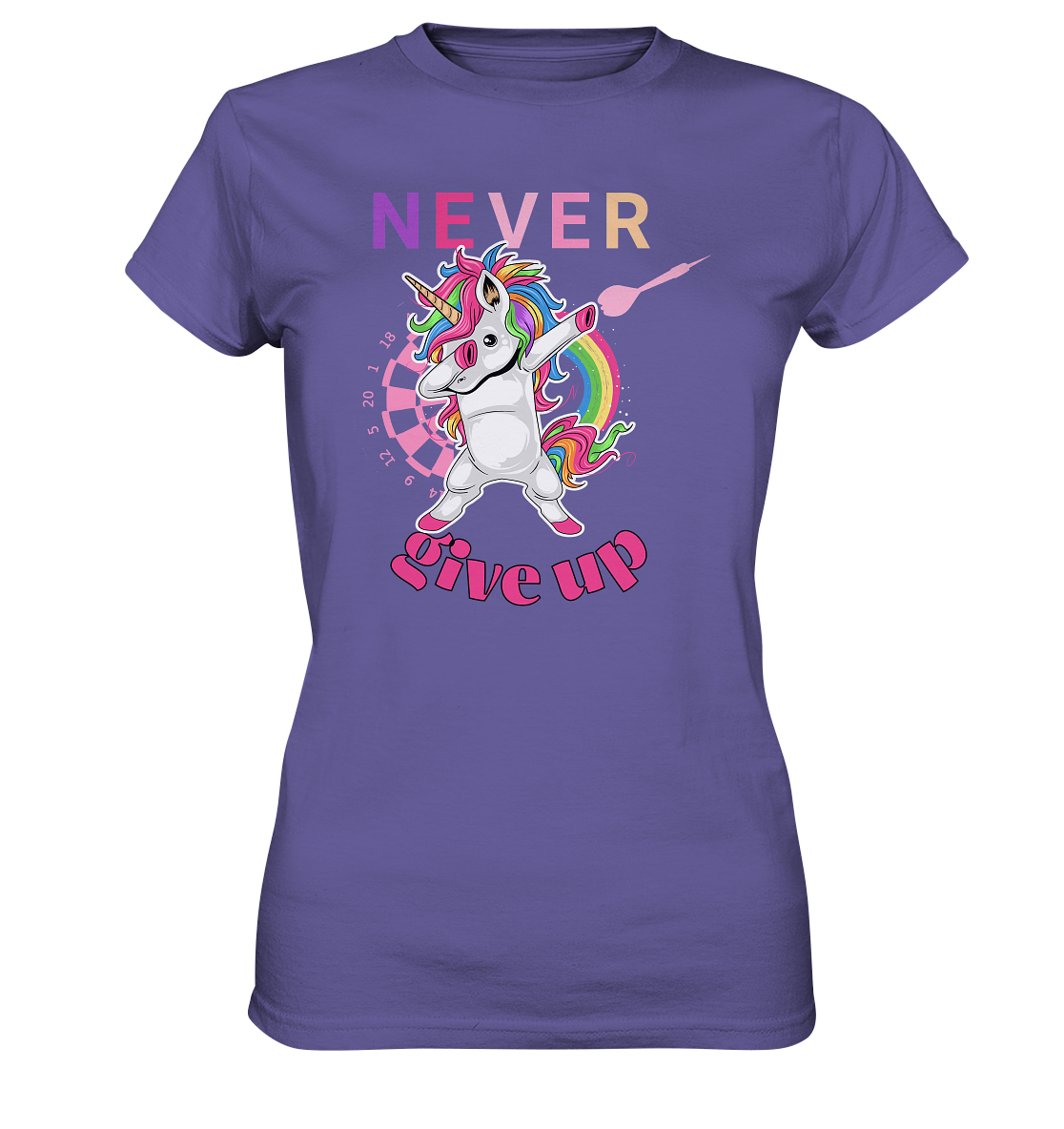 "Unicorn never give up" - Ladies Premium Shirt