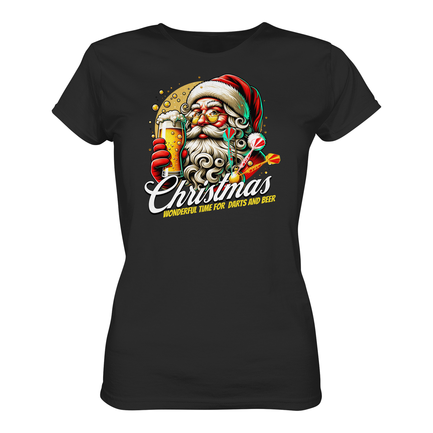 Chritsmas- wonderful Time for Darts and Beer - Ladies Premium Shirt