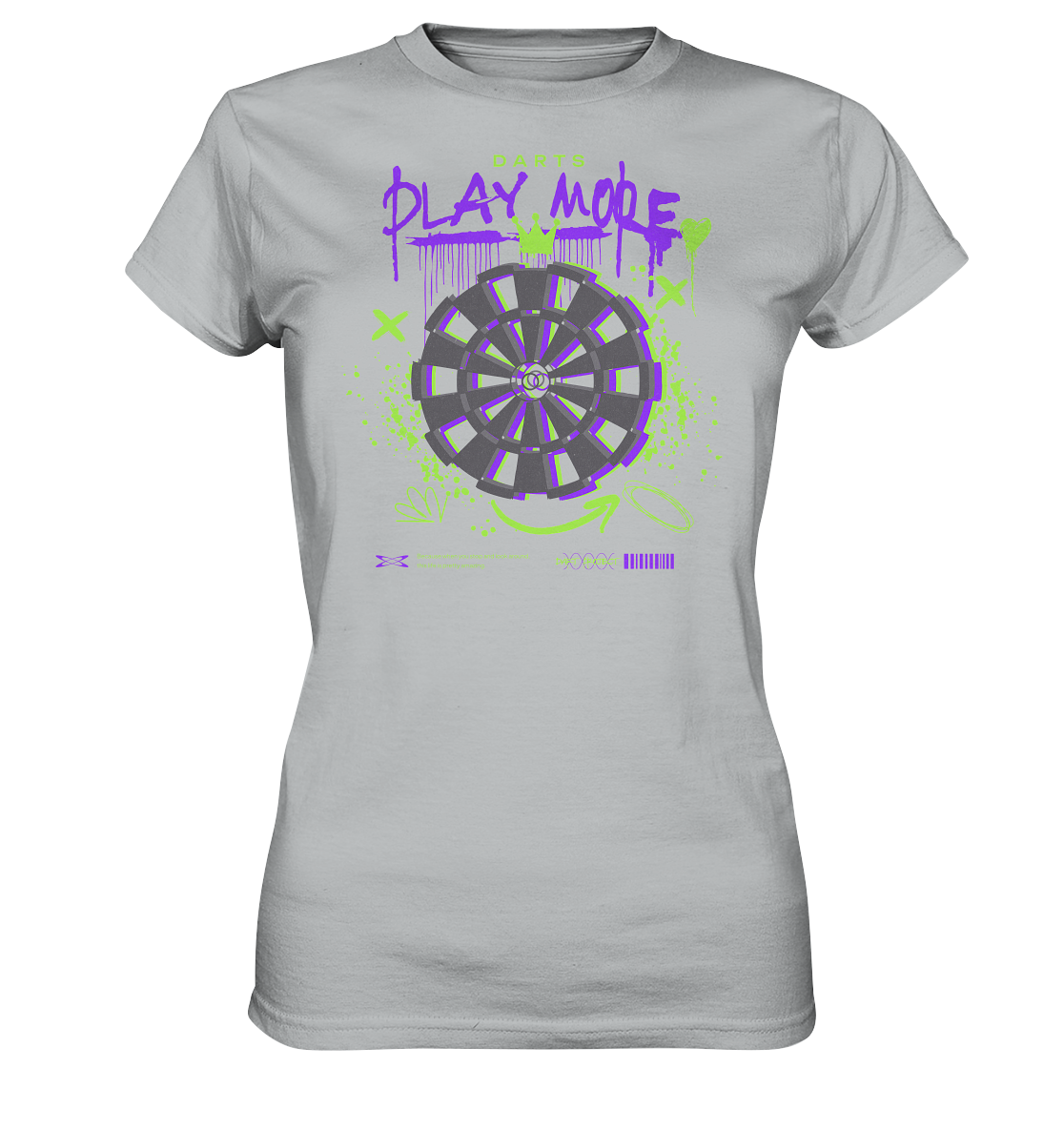 "Play Mode - Darts" - Ladies Premium Shirt