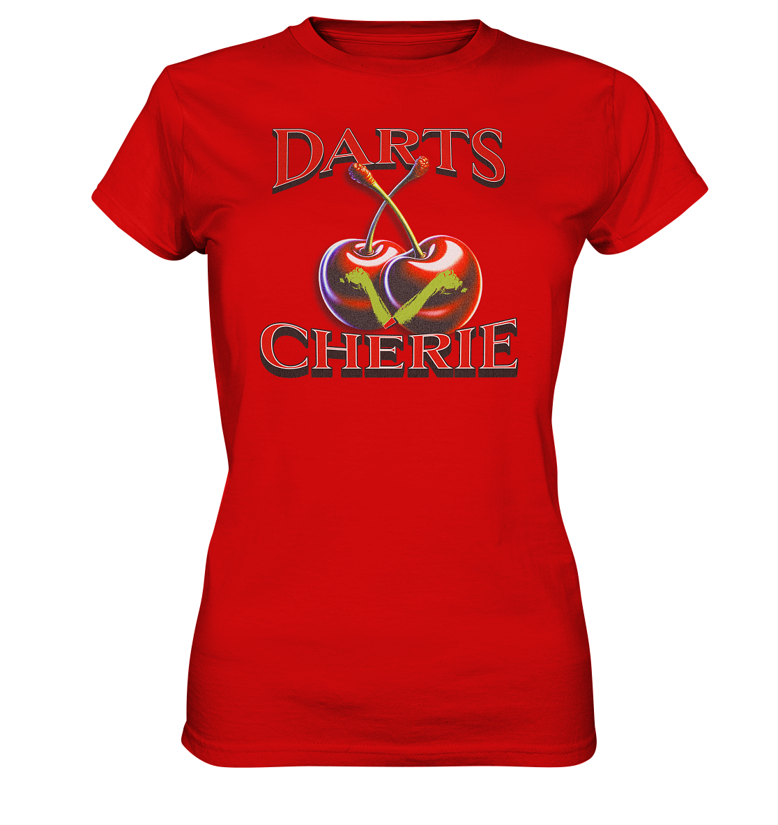 "Darts Cherie" - Ladies Premium Shirt