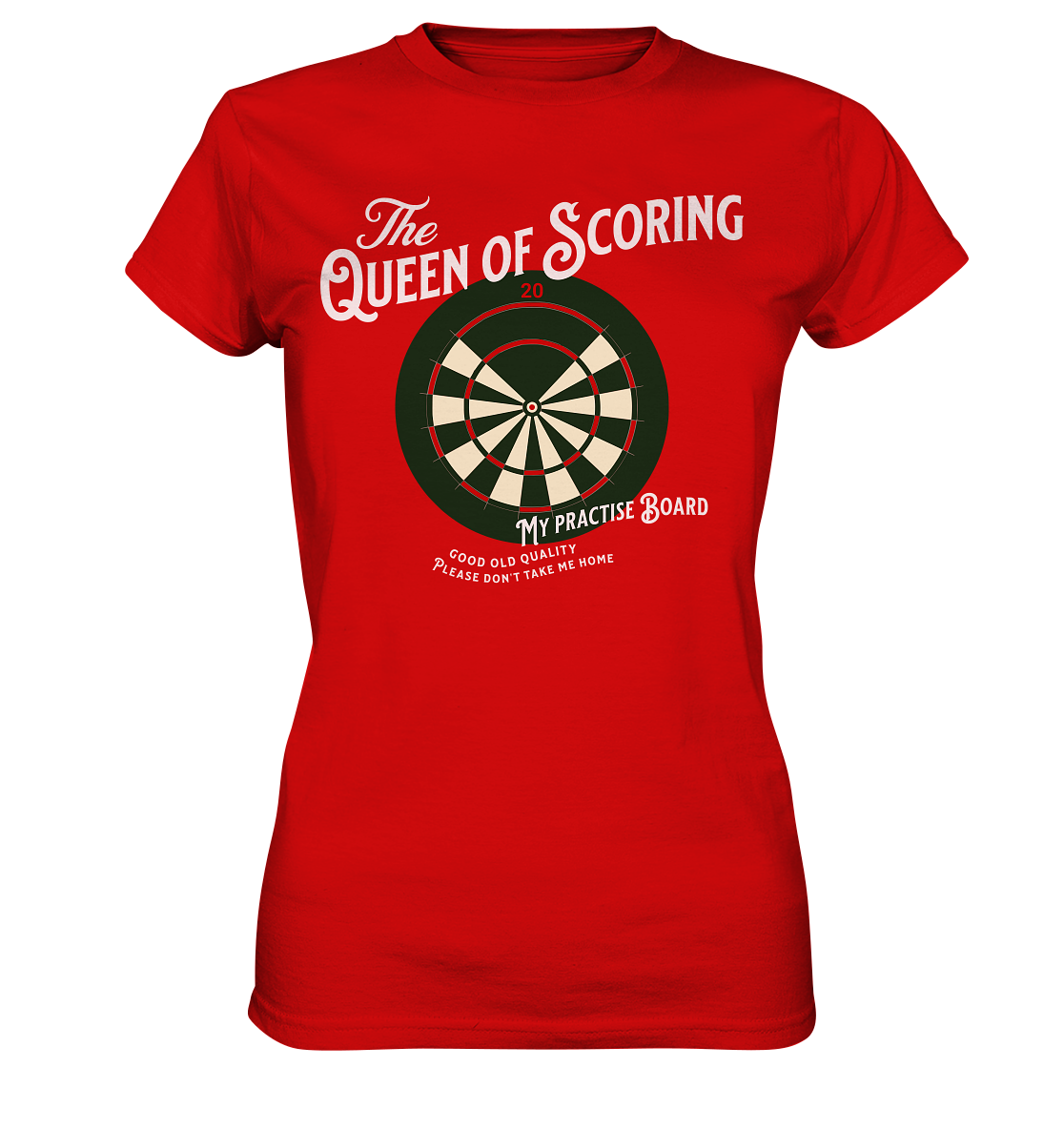 The Queen of Scoring - Ladies Premium Shirt