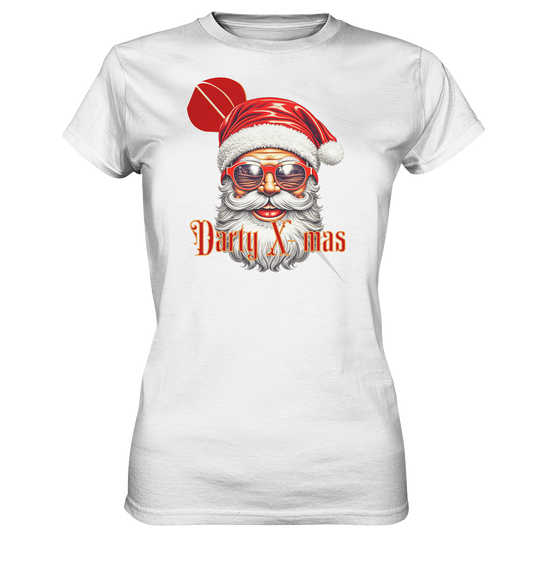 "Smiling Santa" - Ladies Premium Shirt