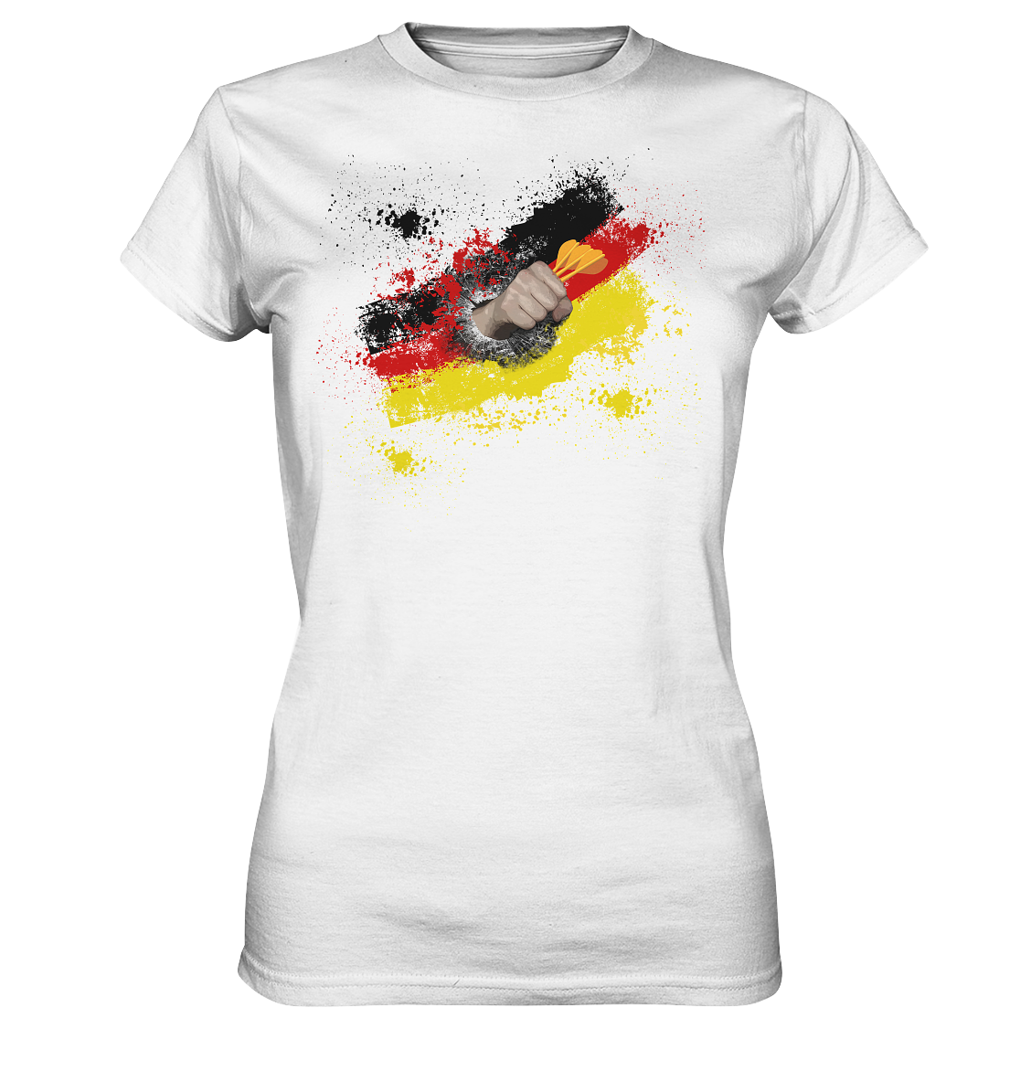 "Deutschland Faust" - Ladies Premium Shirt