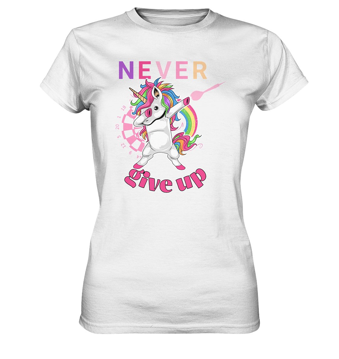 "Unicorn never give up" - Ladies Premium Shirt