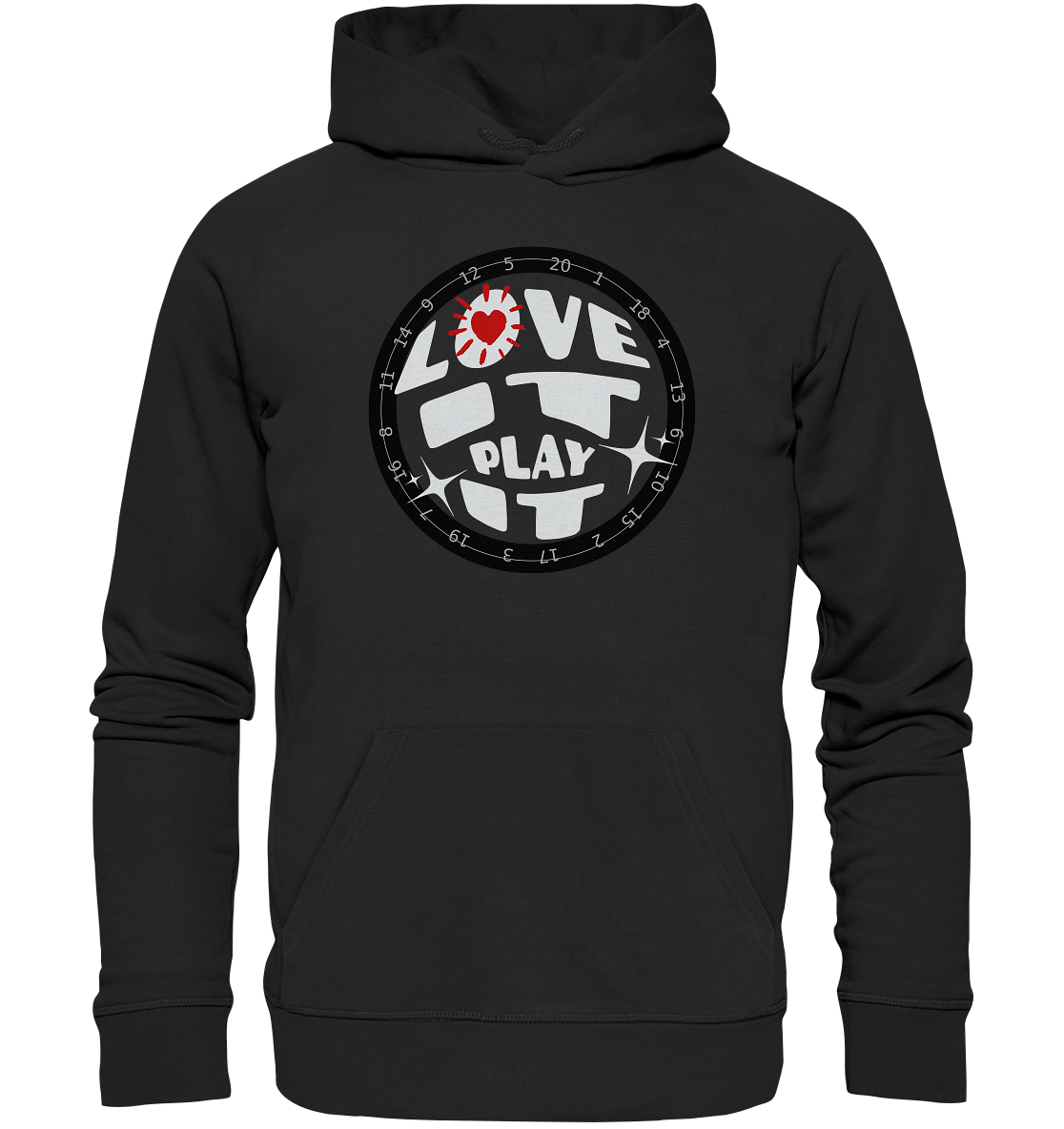 "Love it play it" - Premium  Basic Hoodie