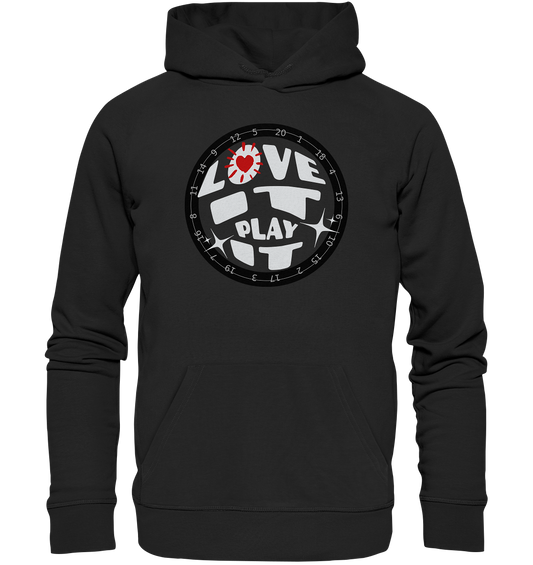 "Love it play it" - Premium  Basic Hoodie