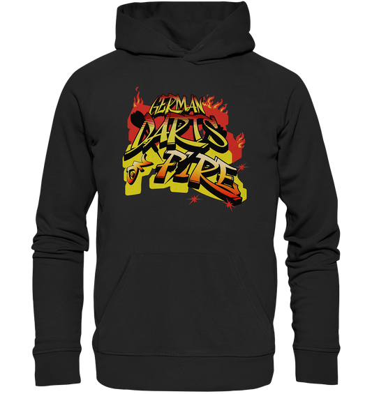 "German Darts on Fire" - Premium Unisex Hoodie