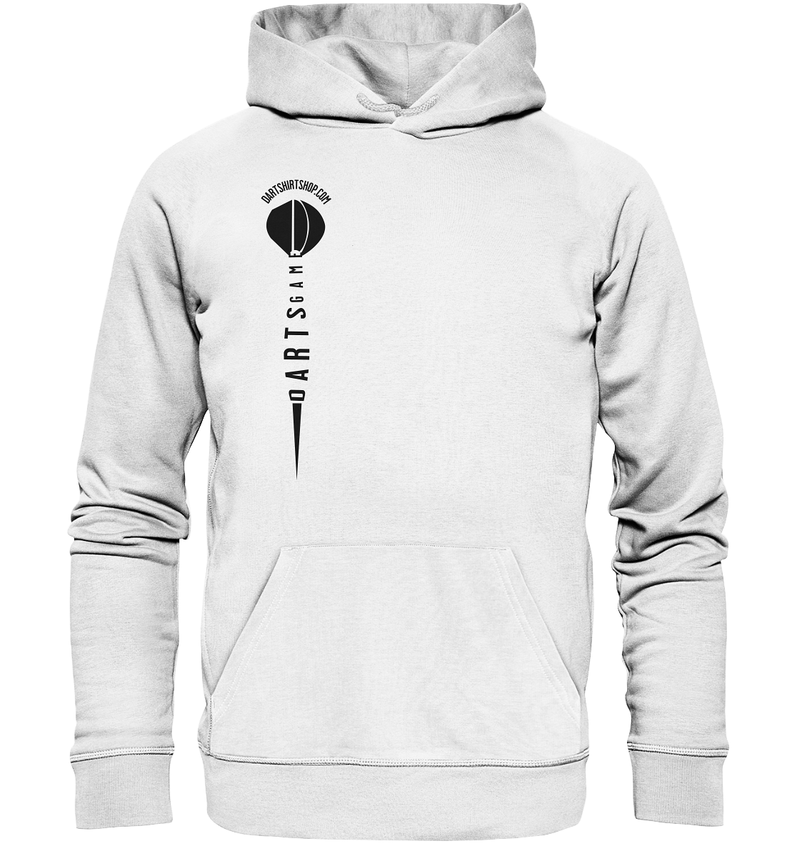 "Darts Game Pfeil" white Edition - Premium Unisex Hoodie