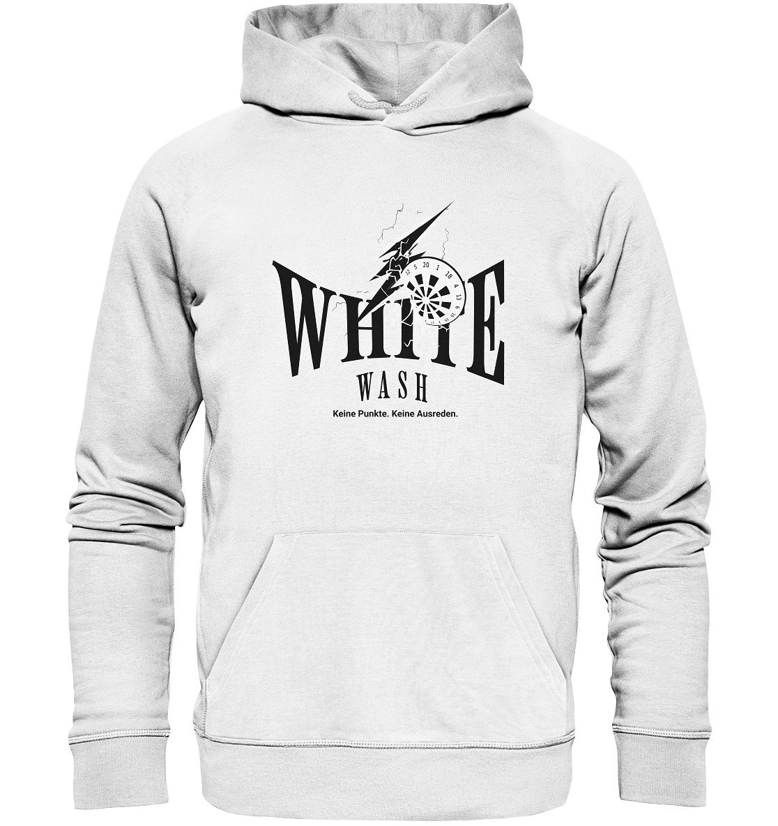 White wash - Organic Hoodie