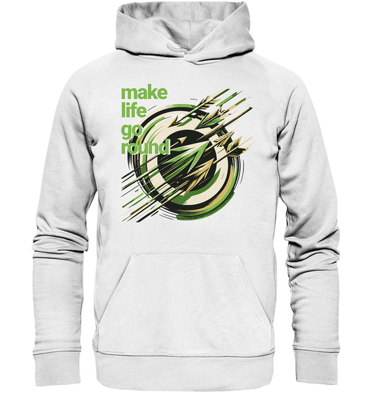 make life go round - Unisex Organic Hoodie