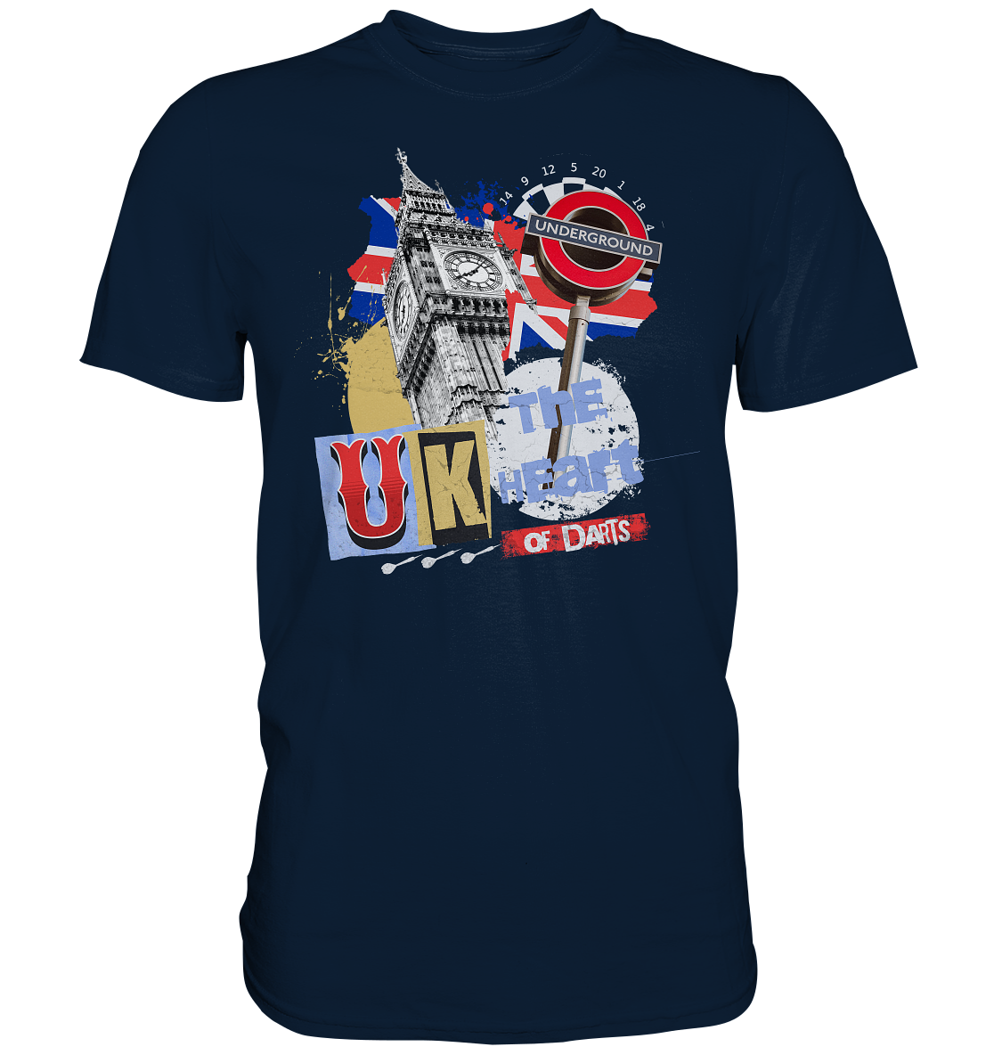 "UK the Heart of Darts" - Premium Shirt