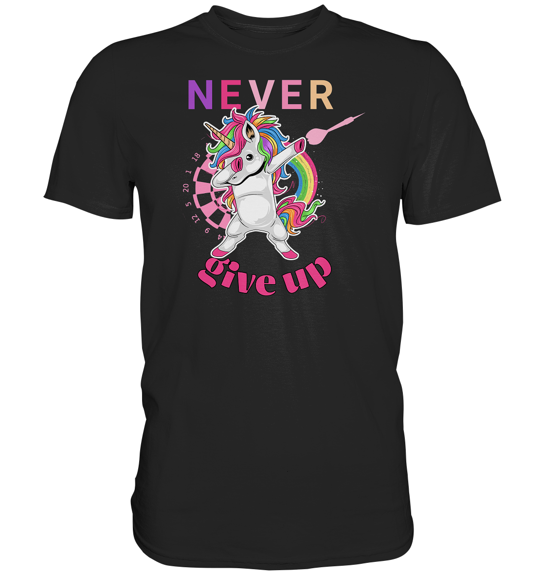 "Unicorn never give up" - Premium Shirt