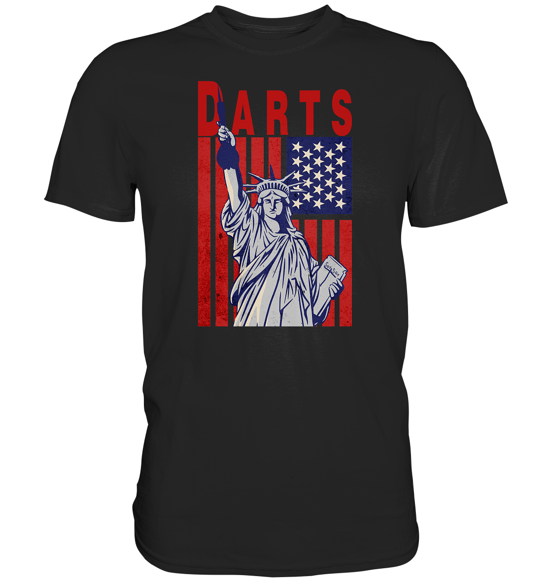 "Statue of Darts" - Premium Shirt